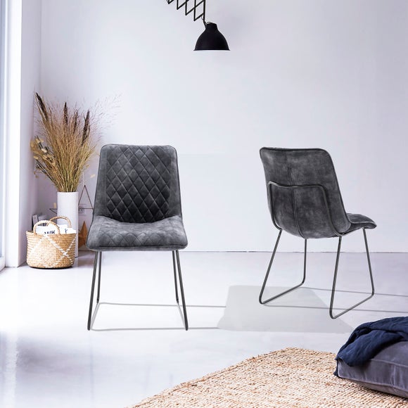 Dunelm deals chairs grey