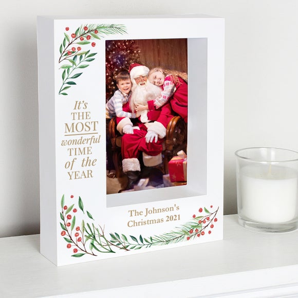 Click to view product details and reviews for Personalised Wonderful Time Of The Year Christmas Box Photo Frame. Click to view product details and reviews for Personalised Wonderful Time Of The Year Christmas Box Photo Frame.