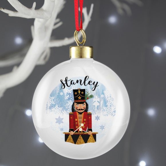 Photo 1 of Personalised Nutcracker Bauble Photo 1 of Personalised Nutcracker Bauble