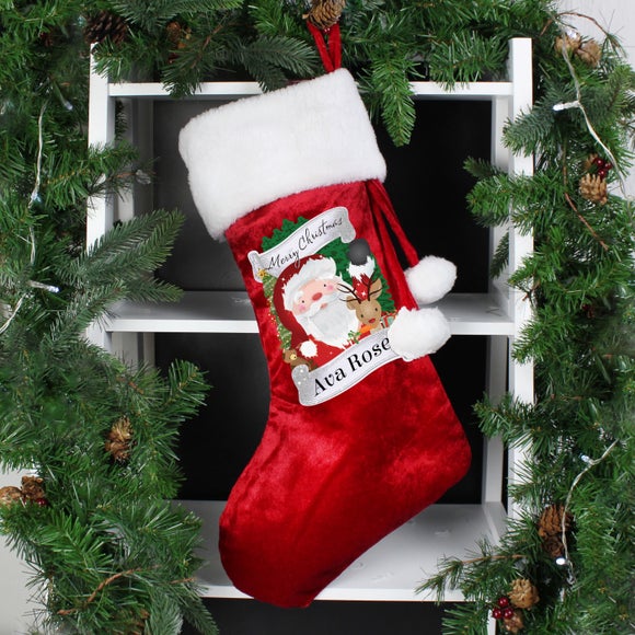 Click to view product details and reviews for Personalised Christmas Santa Stocking.