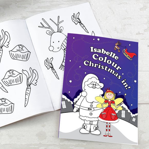 Click to view product details and reviews for Personalised Its Christmas Fairy Colouring Book.