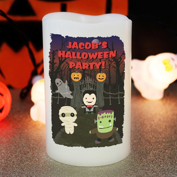 View Personalised Halloween Led Candle View Personalised Halloween Led Candle
