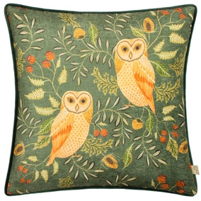 Evans Lichfield Owls Square Cushion