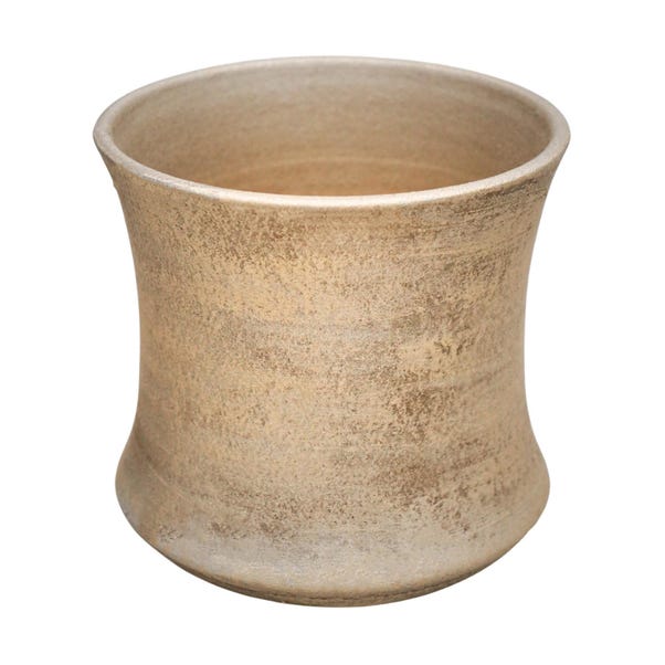 White Gold Luxe Plant Pot image 1 of 6