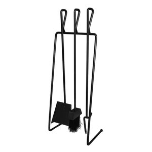 Black Linear Companion Set