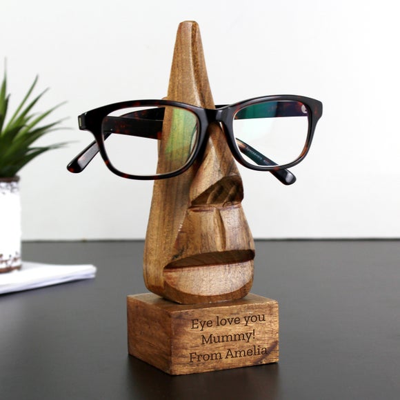 Wooden glasses stand / Face for your shops glasses