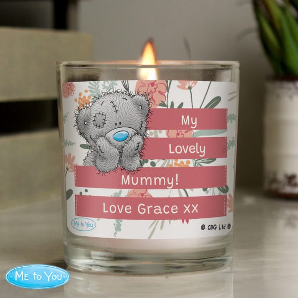 Personalised Me To You Floral Jar Candle image 1 of 3
