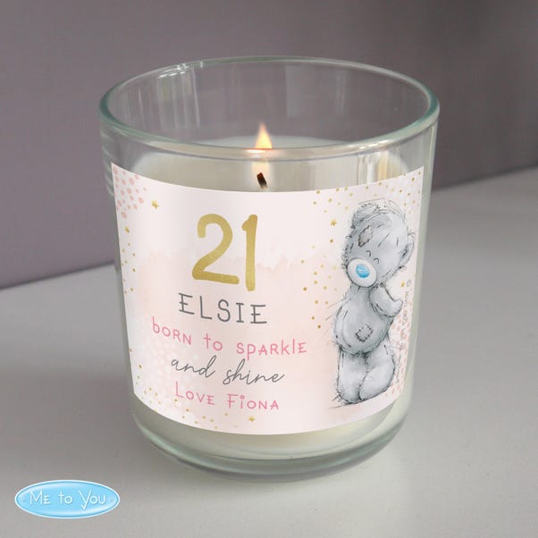 Personalised Me To You Sparkle and Shine Birthday Jar Candle image 1 of 3