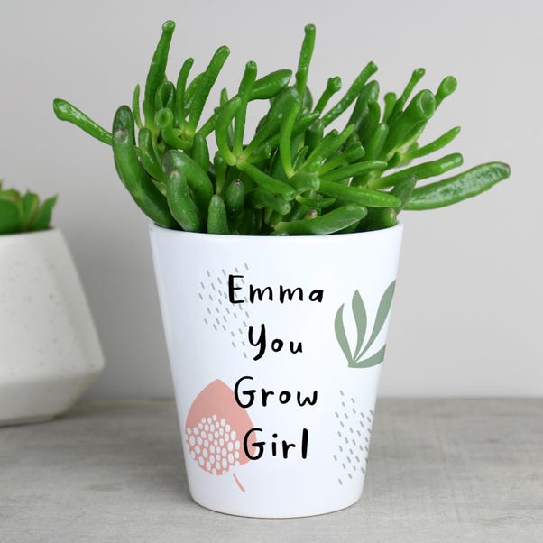 Personalised Abstract Pattern Plant Pot image 1 of 4