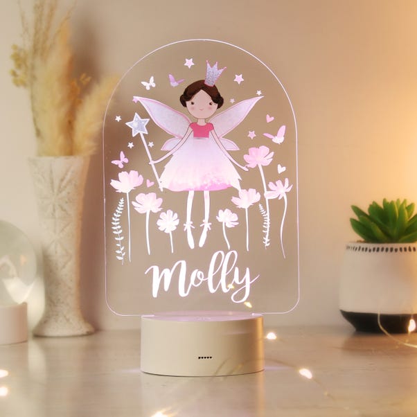 Personalised Fairy  Colour Changing Night LED Light  image 1 of 8