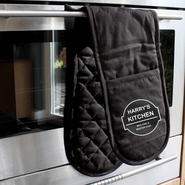 Personalised BBQ and Grill Oven Gloves image 1 of 3