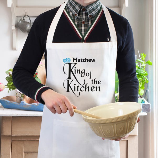 Personalised King of the Kitchen Apron image 1 of 2