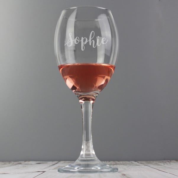 Personalised Classic Engraved Wine Glass image 1 of 3