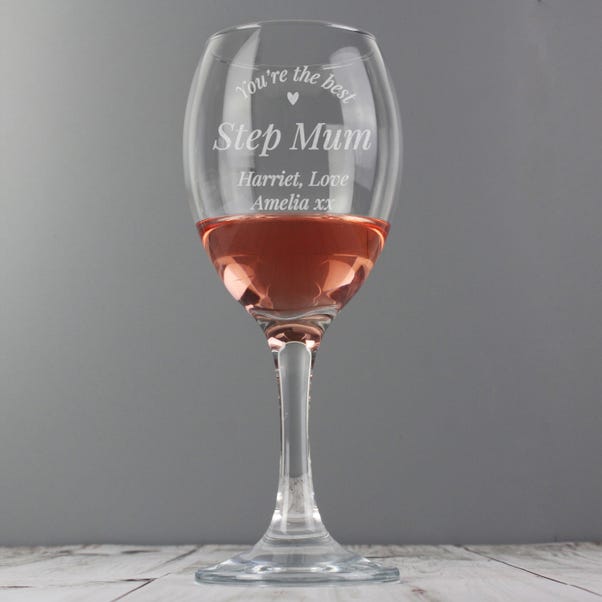 Personalised You Are The Best Wine Glass image 1 of 5