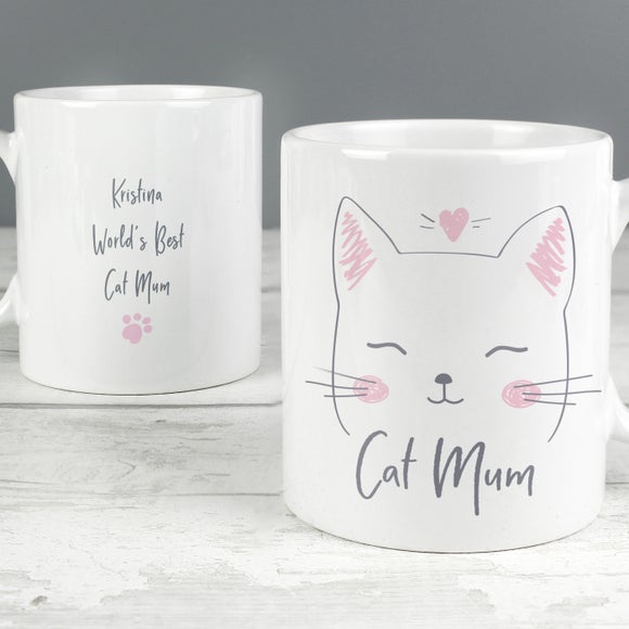 Cat mom and dad 2024 mugs