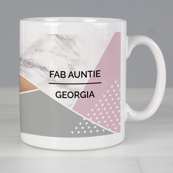 Personalised Geometric Mug image 1 of 4