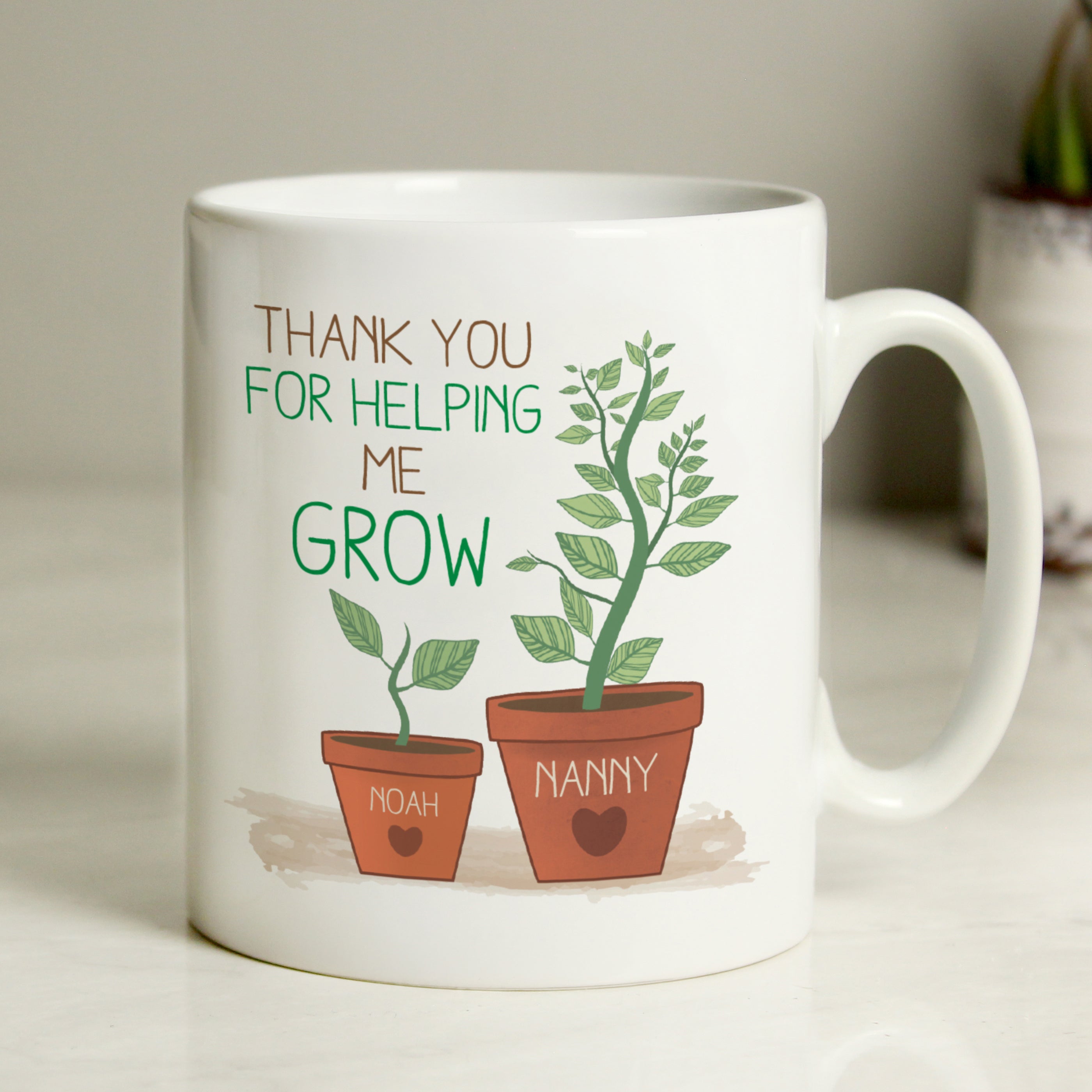 Personalised Helping Me Grow Mug