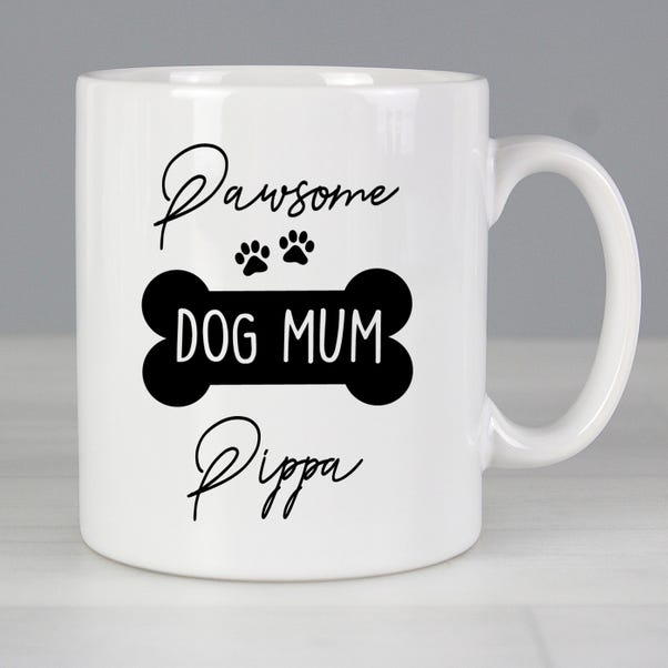 Personalised Pawsome Dog Mum Mug image 1 of 4