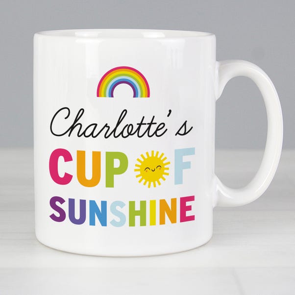 Personalised Rainbow Cup of Sunshine Mug image 1 of 4