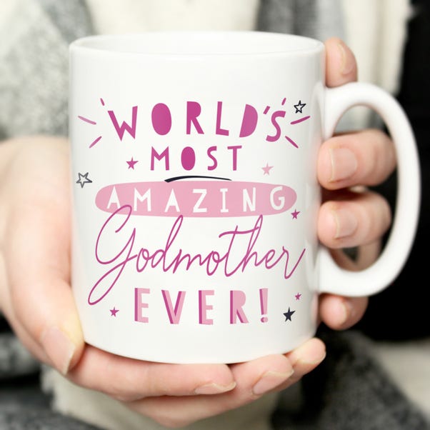 Personalised Worlds Most Amazing Godmother Mug image 1 of 4