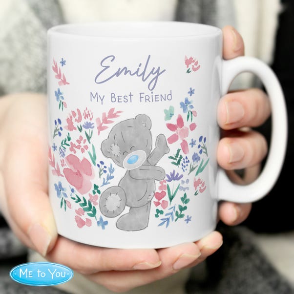 Personalised Me To You Floral Mug image 1 of 4