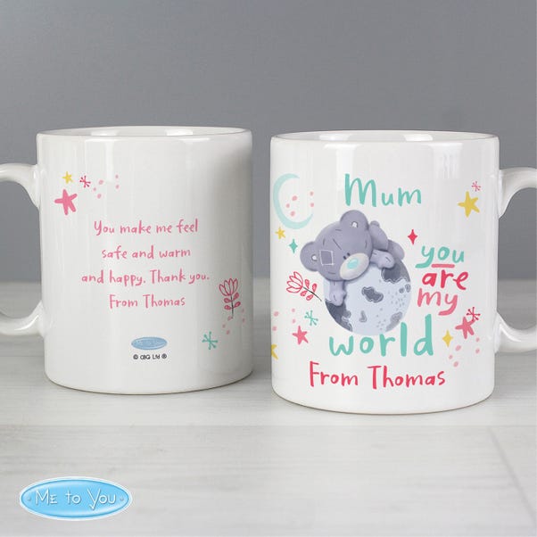 Personalised You Are My World Me To You Mug image 1 of 3