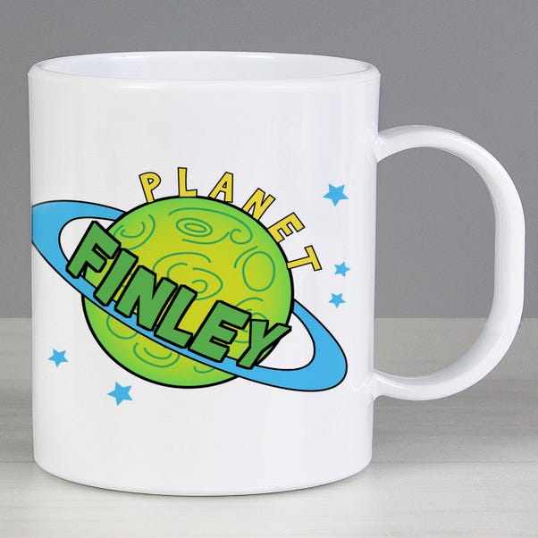 Personalised Space Plastic Mug image 1 of 4