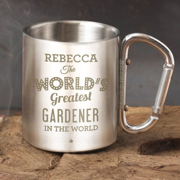 Personalised The Worlds Greatest Stainless Steel Mug image 1 of 5