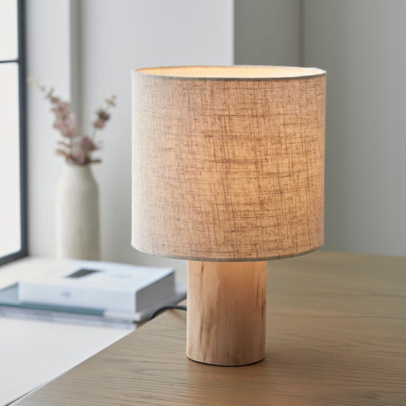 Ferris wood deals effect table lamp