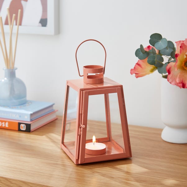 Mini Lantern Square Iron Tealight Candle Holder image 1 of 4