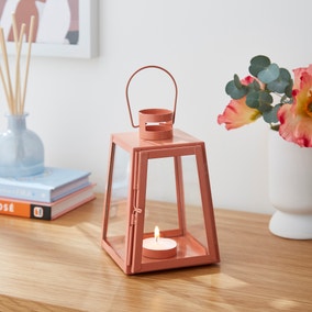 Mini Lantern Square Iron Tealight Candle Holder