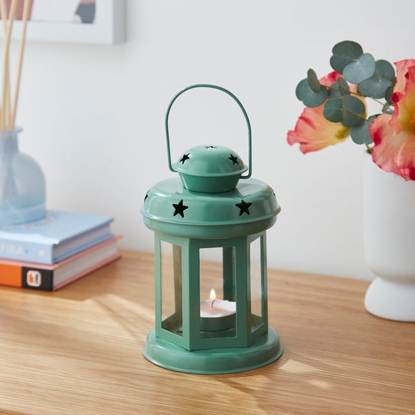 Mini Lantern Iron Tealight Candle Holder image 1 of 4