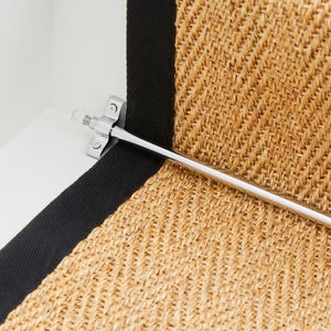 Faceted Resin Ball Finial Stair Rod