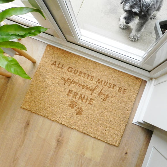 Personalised hotsell dog doormat