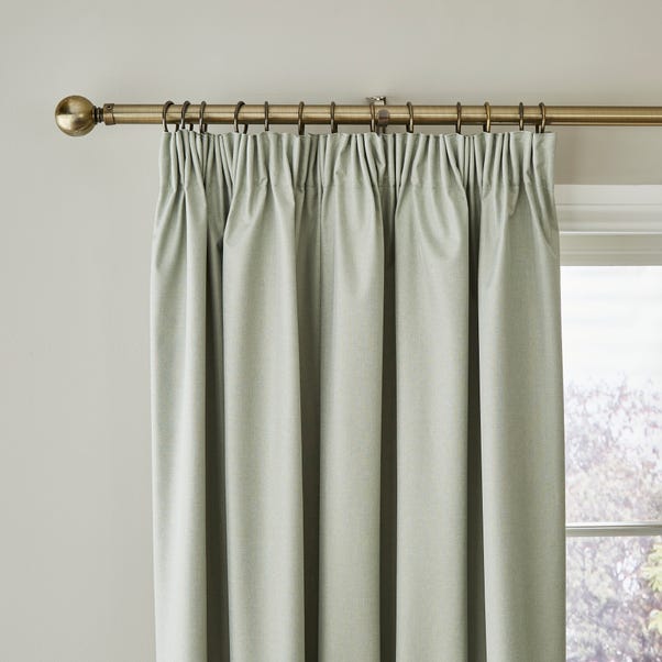 Berlin Blackout Pencil Pleat Curtains image 1 of 5