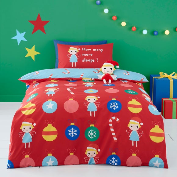 Cosatto Christmas Fairy Duvet Cover Pillowcase Set