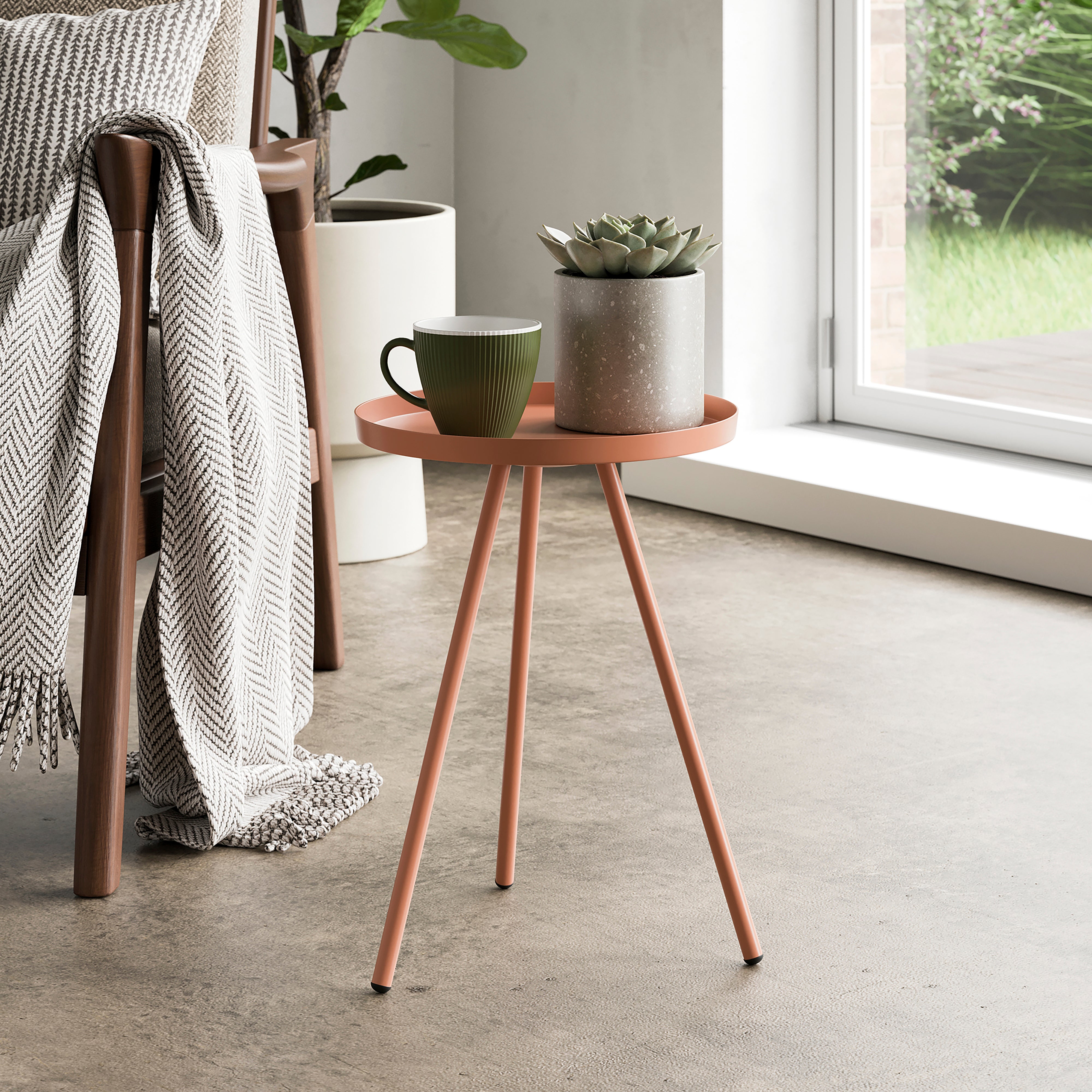Kai Side Table Red Clay
