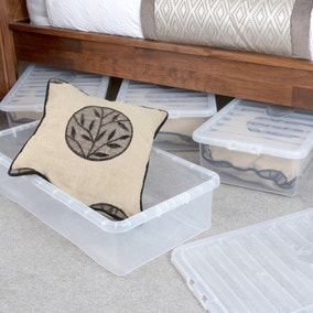 Wham Crystal Set of 5 Underbed Boxes & Lids