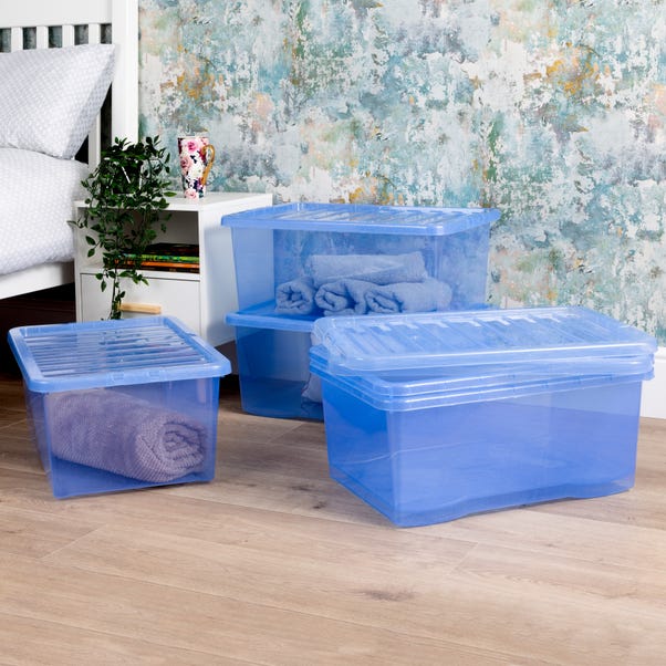 Wham Crystal Set of 5 Boxes & Lids, 45L image 1 of 6