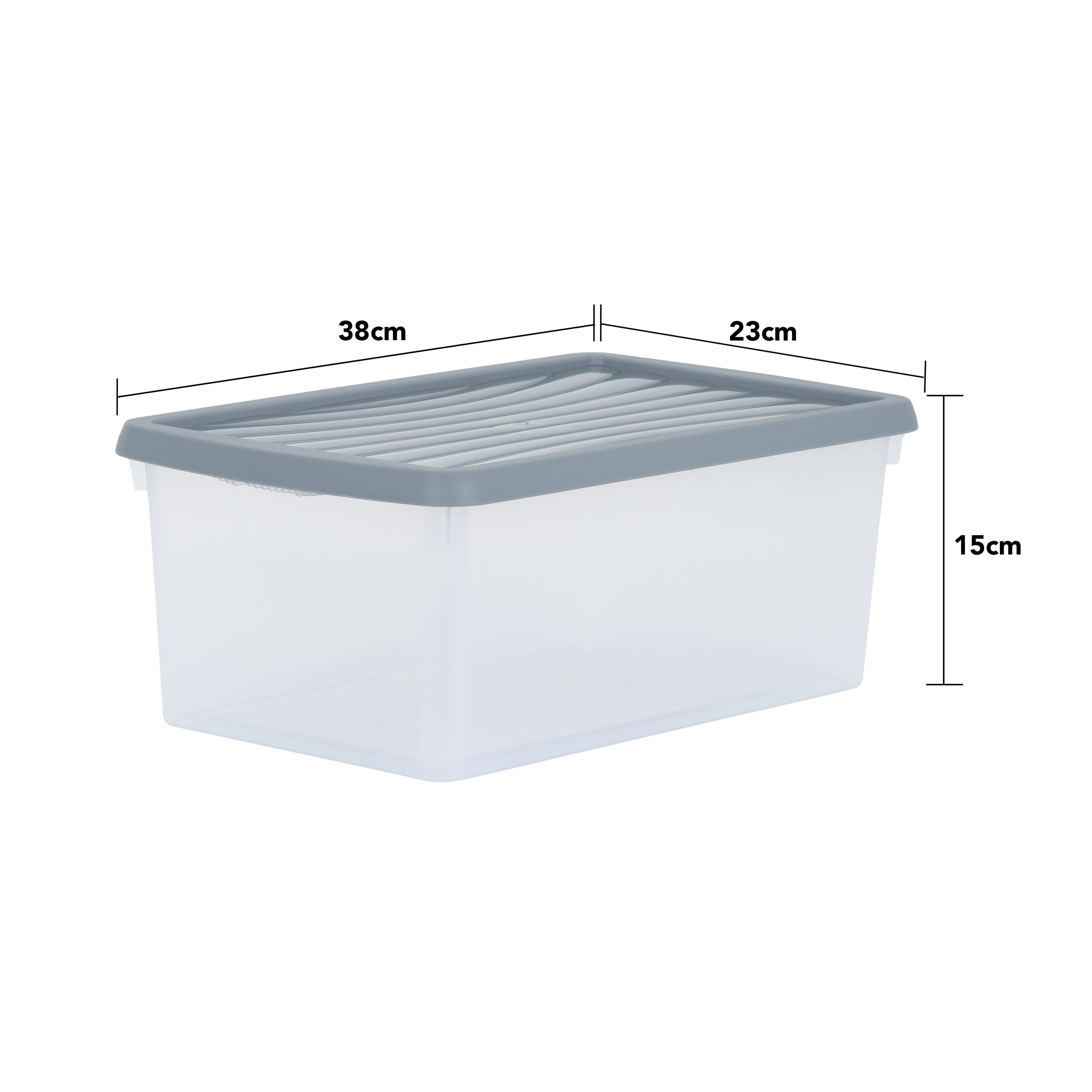 Wham Box 9L Set of 3 Stackable Boxes & Lids | Dunelm