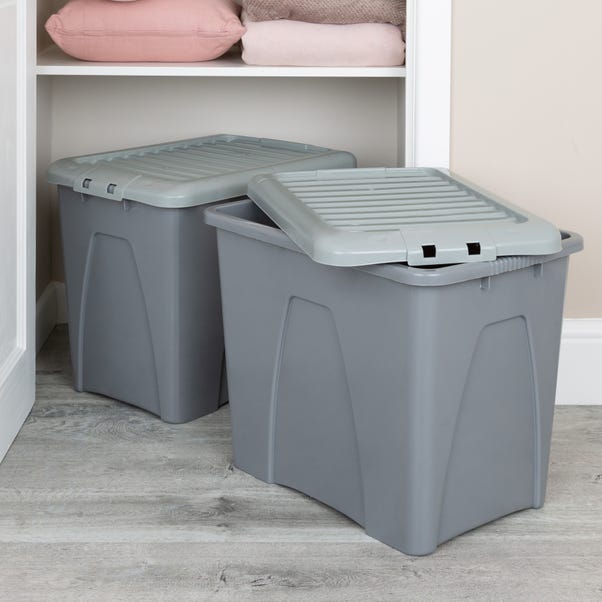Wham Home Upcycle 75L Set of 2 Boxes & Lids image 1 of 5