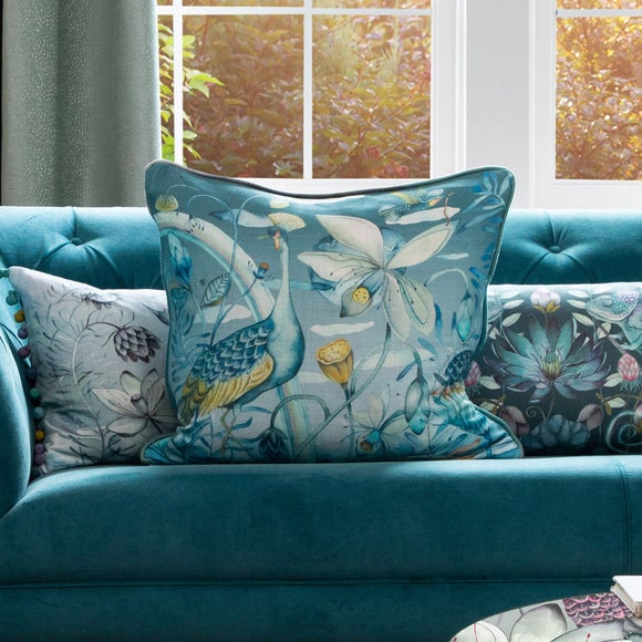 Turquoise store cushions dunelm