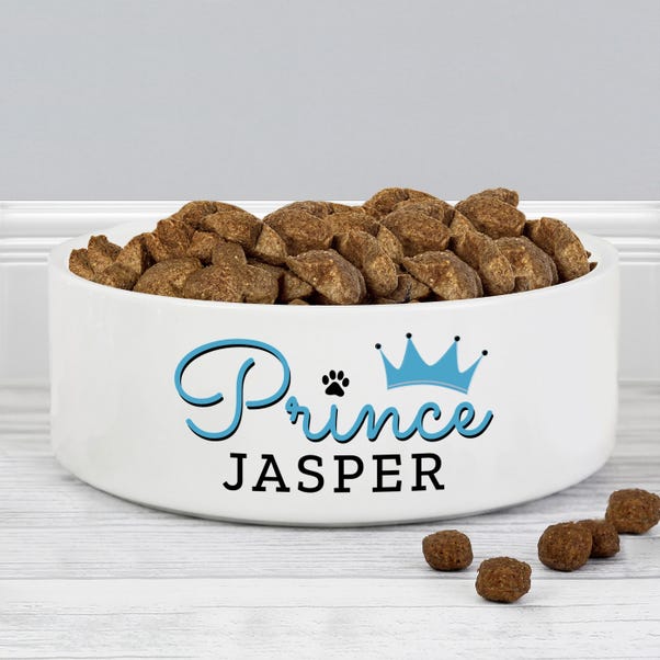  Personalised Prince Ceramic Pet Bowl  image 1 of 3