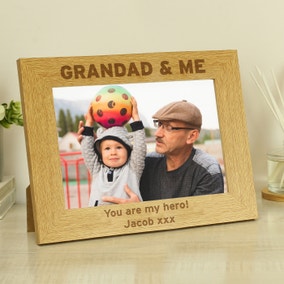 Personalised Grandad and Me Landscape Photo Frame 
