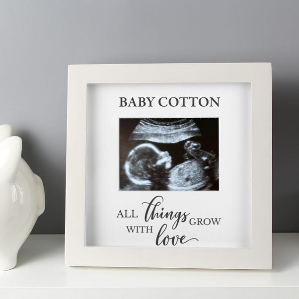  Personalised All Things Grow Baby Scan Frame  image 1 of 3