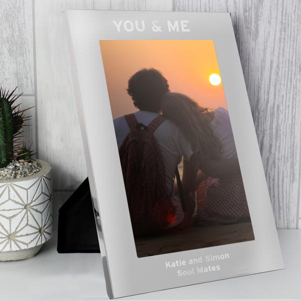  Personalised And Me Silver Portrait Photo Frame  image 1 of 5
