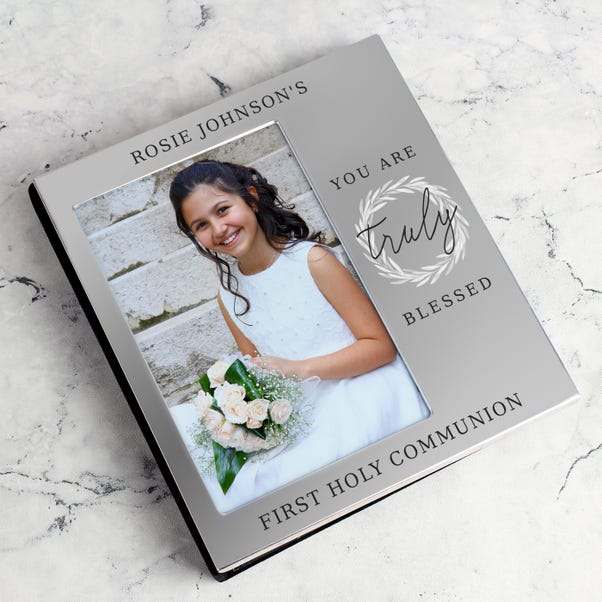  Personalised Truly Blessed Portrait Photo Frame Album  image 1 of 6