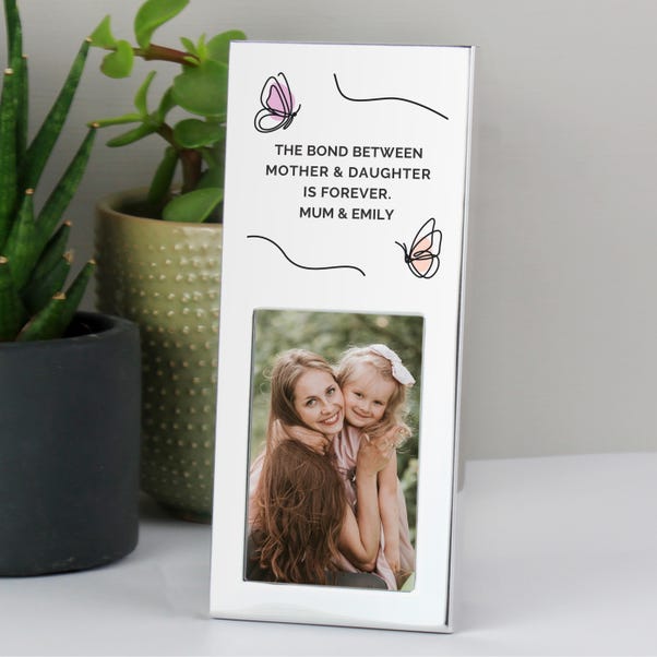  Personalised Small Butterfly Portrait Photo Frame  image 1 of 6