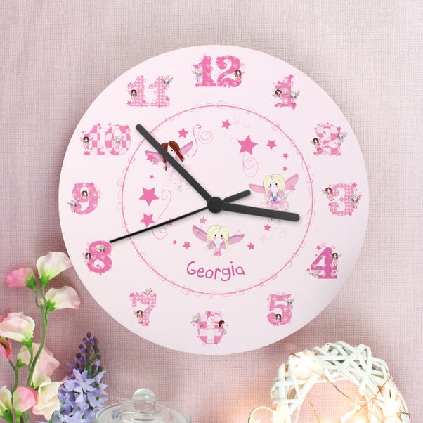 Personalised Fairy Wall Clock image 1 of 6