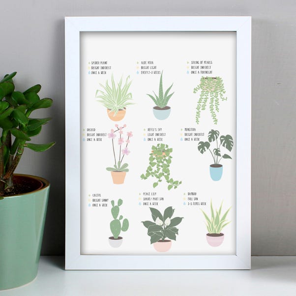 Personalised Plants Guide A4 Framed Print image 1 of 4